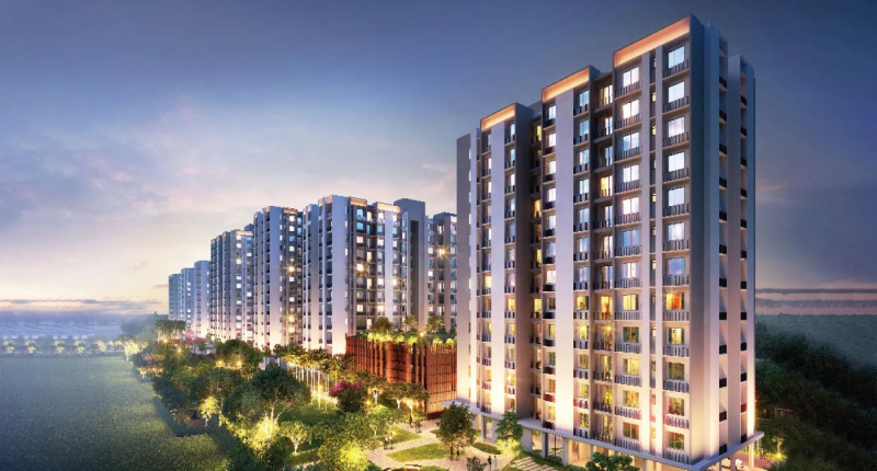 2 BHK Flats & Apartments for Sale in Joka, Kolkata (952 Sq.ft.)