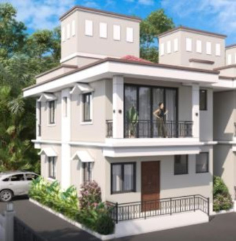 luxury 2bhk unfurnished villa in borim