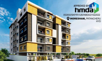 2 BHK Flats & Apartments for Sale in Patancheru, Hyderabad (1040 Sq.ft.)