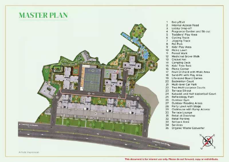 1 BHK Flats & Apartments for Sale in Kalyan West, Thane (538 Sq.ft.)