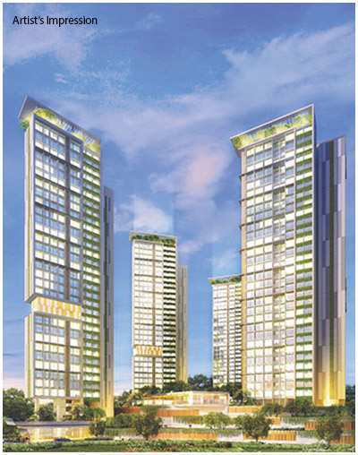 2 BHK Flats & Apartments for Sale in Ghodbunder Road, Thane (865 Sq.ft.)