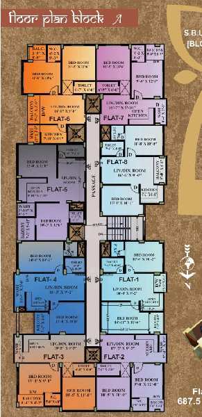 2 BHK Flats & Apartments for Sale in Inda, Kharagpur (811 Sq.ft.)