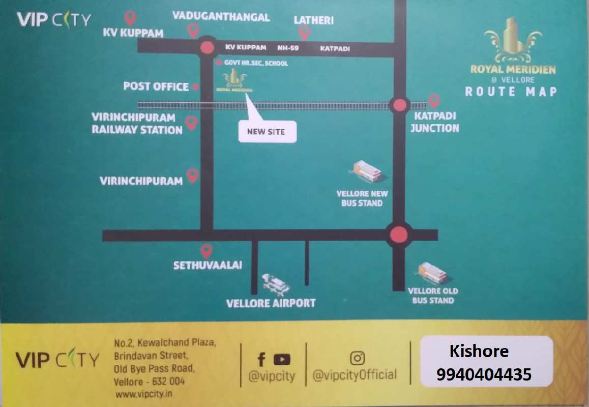 Royal Meridien ( DTCP approved plots ) at Vaduganthangal