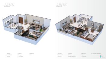 1 BHK Flats & Apartments for Sale in Moshi, Pune (443 Sq.ft.)