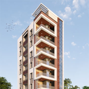 3 BHK Flats & Apartments for Sale in Bapat Nagar, Chandrapur (1650 Sq.ft.)