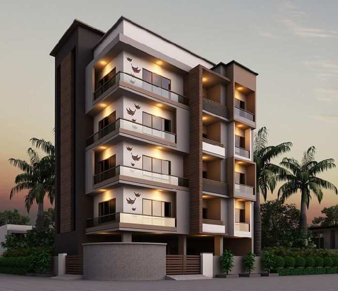 2 BHK Flats & Apartments For Sale In Tukum, Chandrapur (1050 Sq.ft.)