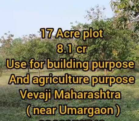 17 Acre Agricultural/Farm Land for Sale in Palghar East, Palghar