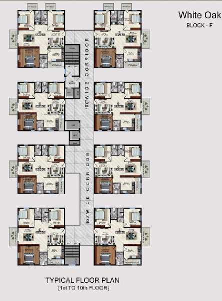 3 BHK Flats & Apartments for Sale in Tellapur, Hyderabad (2020 Sq.ft.)