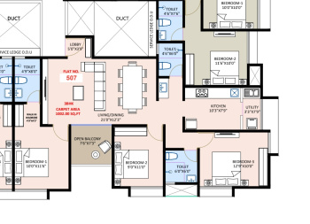 Flats & Apartments For Sale In Aundh, Pune (1002 Sq.ft.)