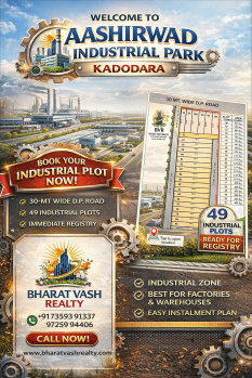 189 Sq. Yards Warehouse/Godown for Sale in Kadodara, Surat