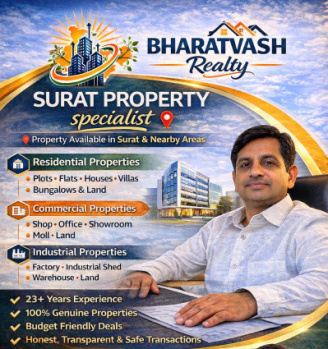 Commercial Lands /Inst. Land for Rent in Surat (226 Sq.ft.)