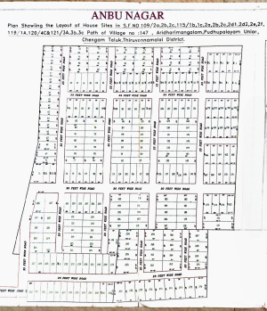 Residential Plot for Sale in Chengam, Tiruvannamalai (1200 Sq.ft.)