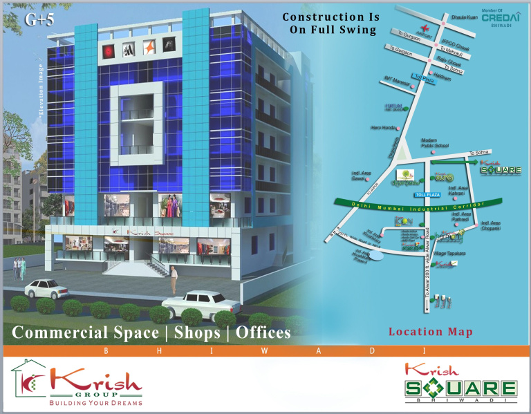 261 Sq.ft. Office Space for Rent in Bhiwadi
