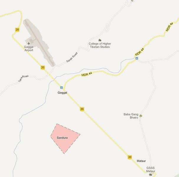 2.5 Karnal (1200 Yrds Aprox.) Land for Sale, Sanoura, Near Gaggle, Himachal Pradesh