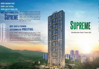 Flats & Apartments for Sale in Ghodbunder Road, Thane (650 Sq.ft.)