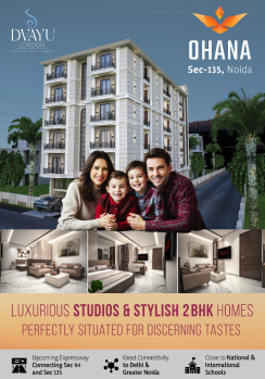 1 BHK Flats & Apartments for Sale in Sector 135, Noida (550 Sq.ft.)
