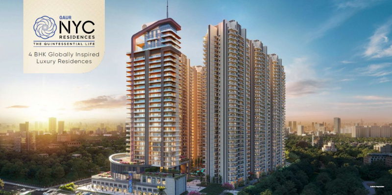 4 BHK Flats & Apartments for Sale in Wave City, Ghaziabad