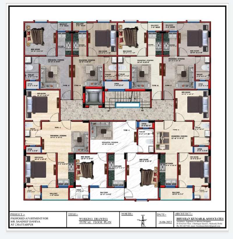 1 BHK Flats & Apartments for Sale in Rajpur Khurd Extension, Chattarpur, Delhi (450 Sq.ft.)