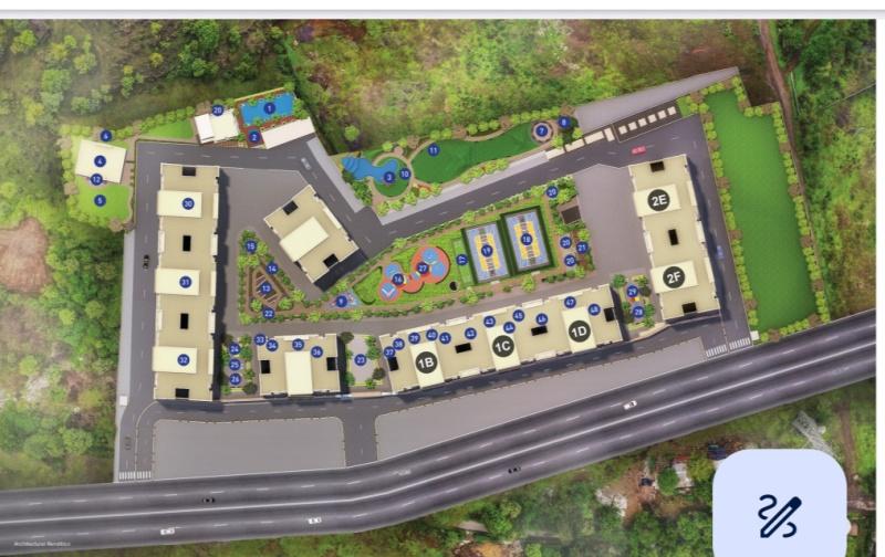 3 BHK Flats & Apartments for Sale in Baner Highway Side Road, Pune (1213 Sq.ft.)