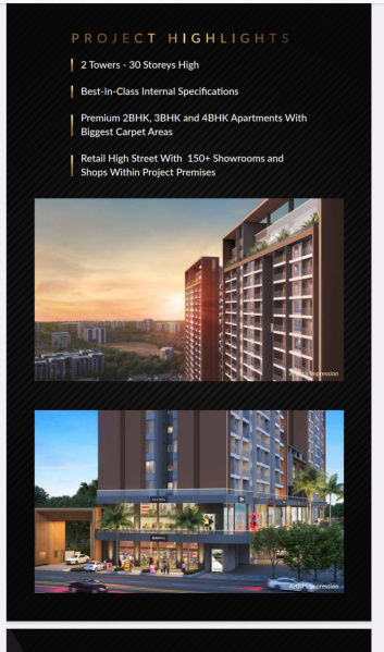 3 BHK Flats & Apartments for Sale in Tathawade, Pune (1204 Sq.ft.)