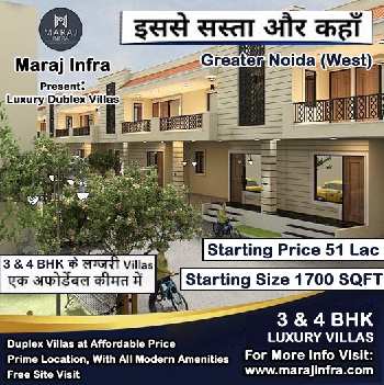 Luxury Villas in Noida Extension (Greator Noida West)