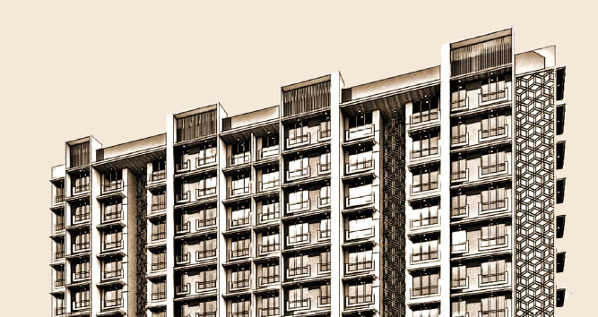 2 BHK Flats & Apartments for Sale in Ghatkopar West, Mumbai (653 Sq.ft.)