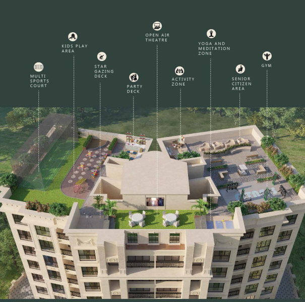 1 BHK Flats & Apartments for Sale in Thane West, Thane (498 Sq.ft.)