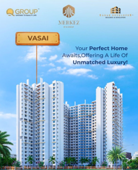 1 BHK Flats & Apartments for Sale in Vasai East, Mumbai (620 Sq.ft.)