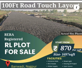 Residential Plot for Sale in Banwadi, Nagpur (1697 Sq.ft.)