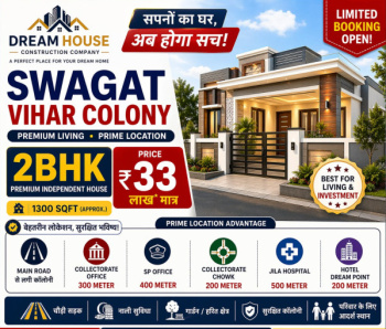Independent House for Sale in Champa, Janjgir-Champa (1300 Sq.ft.)