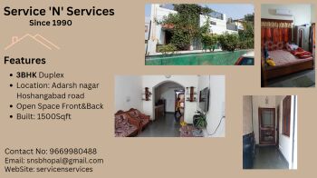 3 BHK Individual Houses / Villas for Sale in Hoshangabad Road, Bhopal (1400 Sq.ft.)