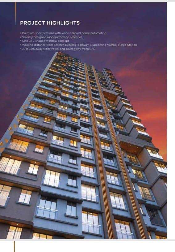 1 BHK Flats & Apartments for Sale in Kannamwar Nagar II, Mumbai (395 Sq.ft.)