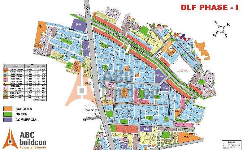 568 Sq. Yards Residential Plot for Sale in DLF Phase I, Gurgaon