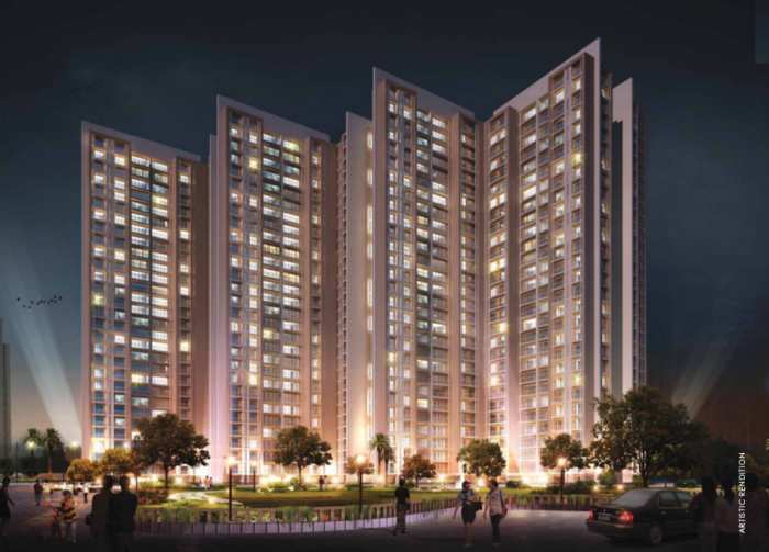 1 BHK Flats & Apartments for Sale in Thane West Kolshet Road, Thane (418 Sq.ft.)