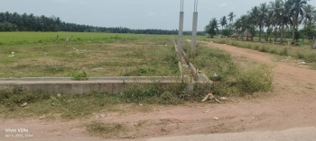7 Cents  West facing land sale in Mamidikuduru village with road facing