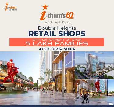 350 Sq.ft. Commercial Shops for Sale in Sector 62, Noida