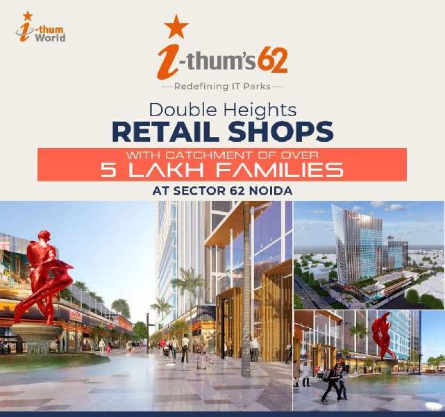 350 Sq.ft. Commercial Shops For Sale In Sector 62, Noida