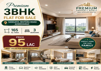 3 BHK Apartment  flat for Sale – Koteswar, Ahmedabad