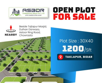 1200 Sq.ft. Residential Plot for Sale in Tajlapur, Bidar