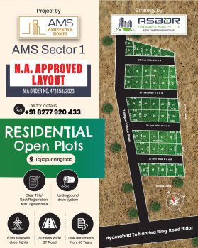N.A. Approved Residential Plots For Sale At TAJLAPUR