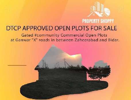Gated community commercial open plots at near by ZAHEERABAD