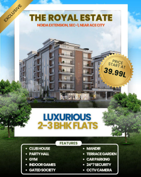 2 BHK Flats & Apartments for Sale in Sector 1, Greater Noida (1120 Sq.ft.)