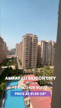Flats & Apartments for Sale in Sector 76, Noida (1420 Sq.ft.)