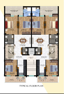 3 BHK Flats & Apartments for Sale in VIP Road, Zirakpur (143 Sq.ft.)