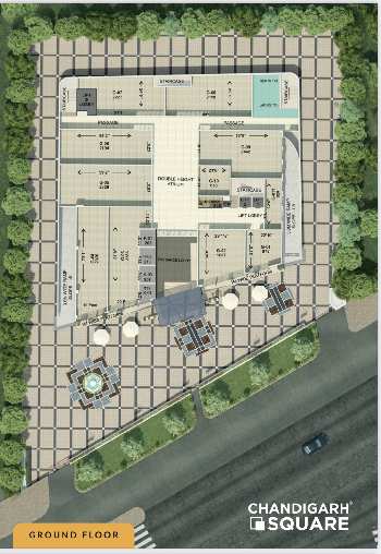 Commercial Showroom in Chandigarh Square