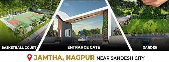 1200 Sq.ft. Residential Plot for Sale in Jamtha, Nagpur