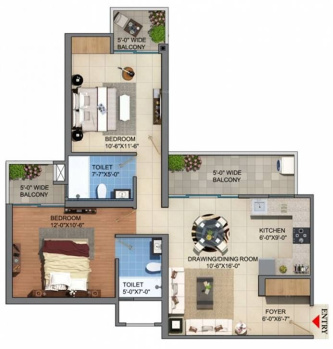 Flats & Apartments for Sale in Sector 4, Greater Noida (1658 Sq.ft.)