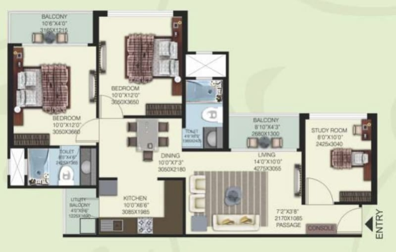 READY TO MOVE 2.5BHK IN SECTOR 16C