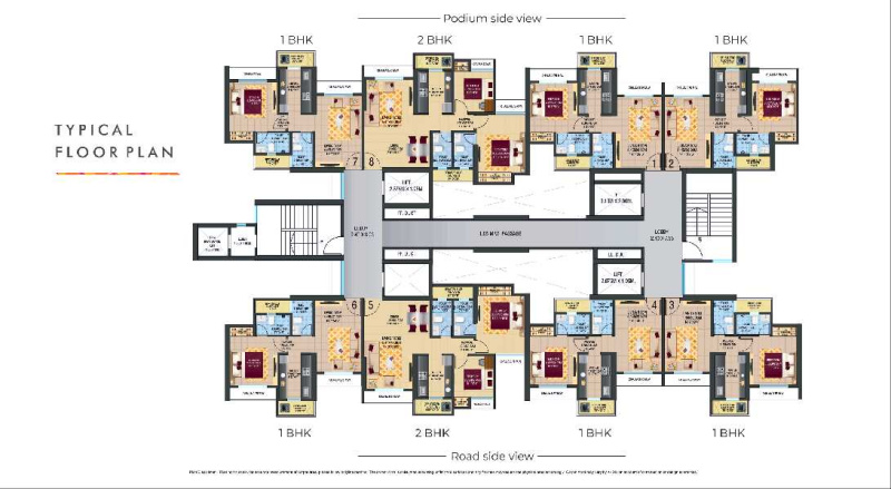 2 BHK Flats & Apartments for Sale in Kasarvadavali, Thane (720 Sq.ft.)