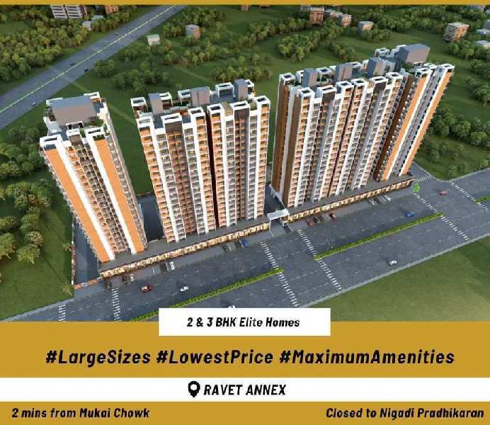 2 BHK Flats & Apartments for Sale in Ravet, Pune (950 Sq.ft.)